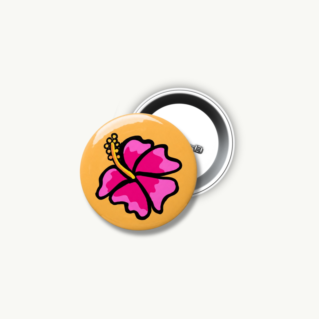 Flor de Maga Pin Button