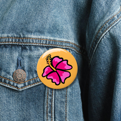 Flor de Maga Pin Button