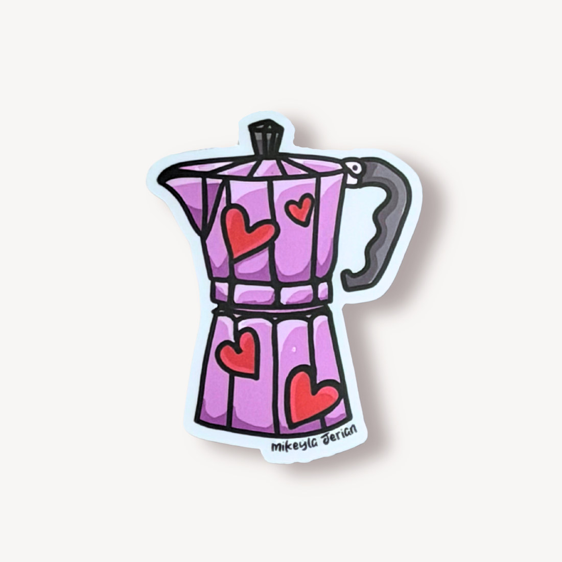 Greca Rosa Sticker
