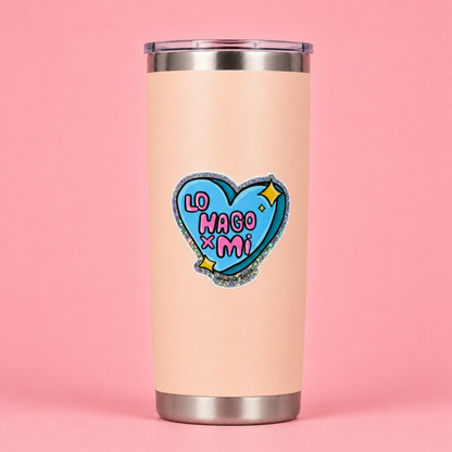 Lo Hago Por Mí Glitter Sticker