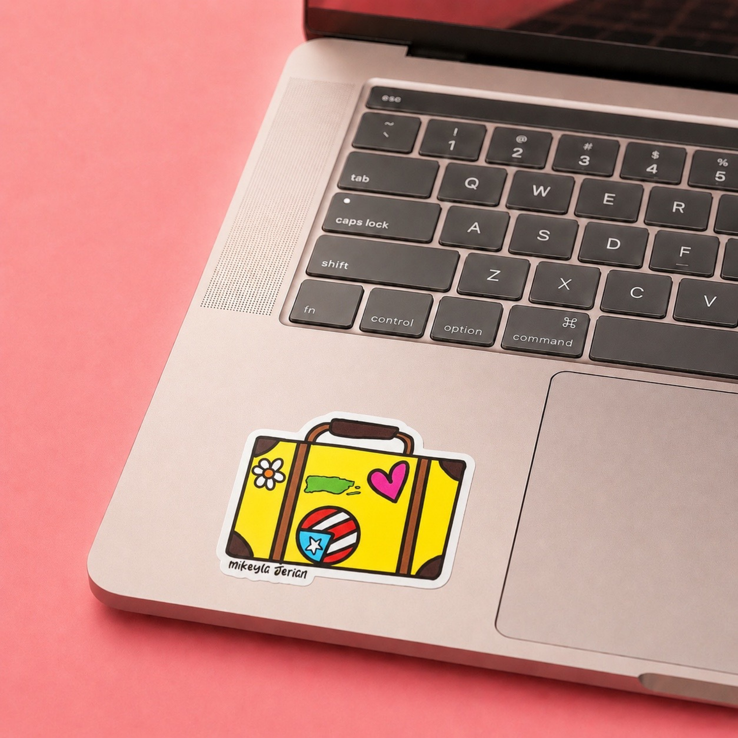 Maleta Amarilla Sticker