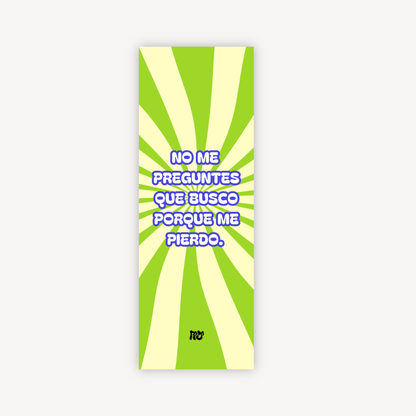 Me Pierdo Bookmark