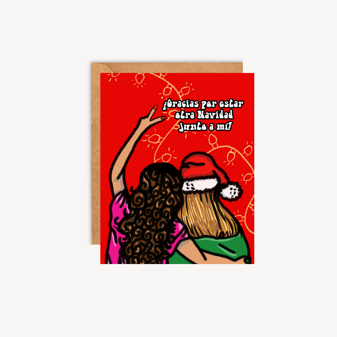 Navidad con Mi Amigui Greeting Card