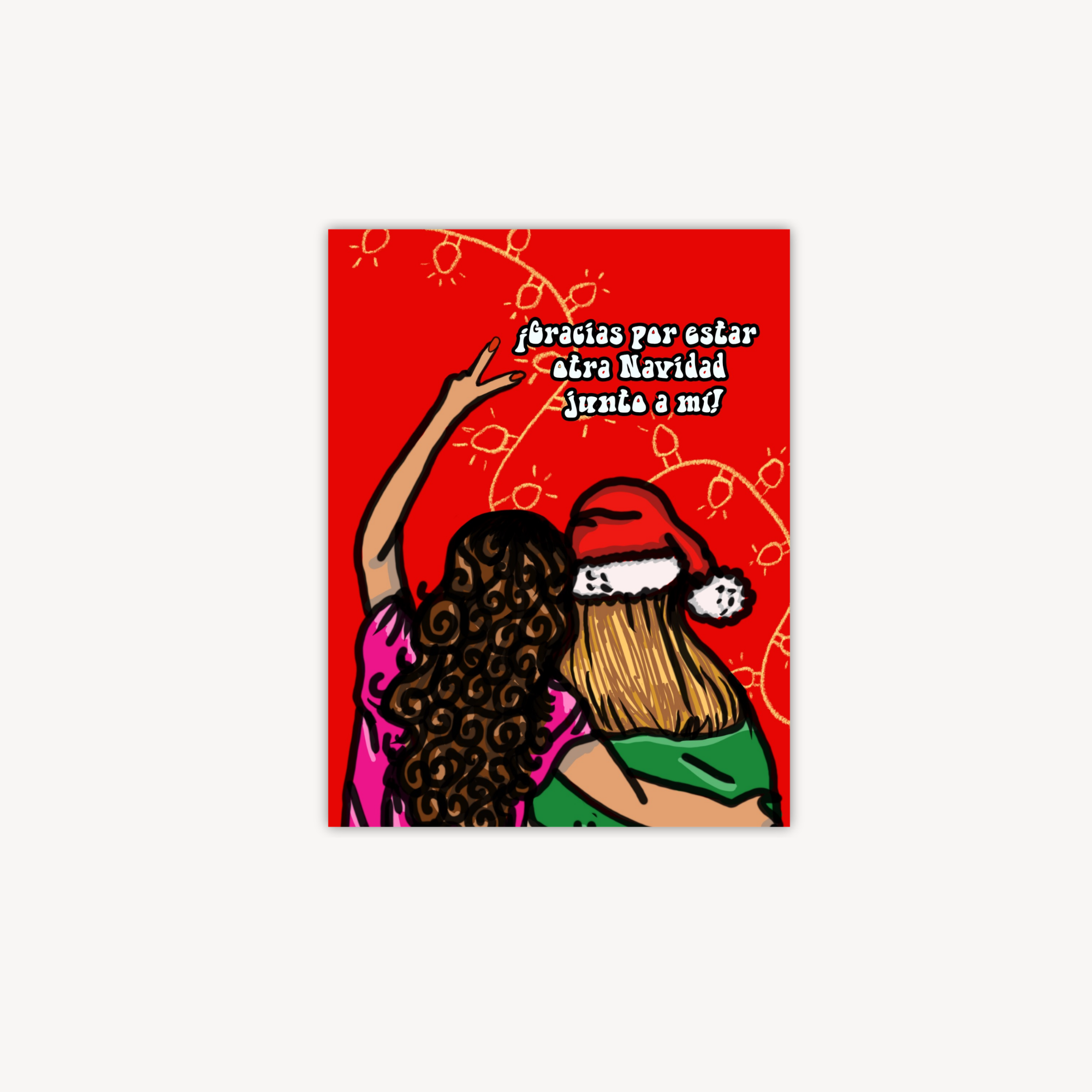 Navidad con Mi Amigui Greeting Card