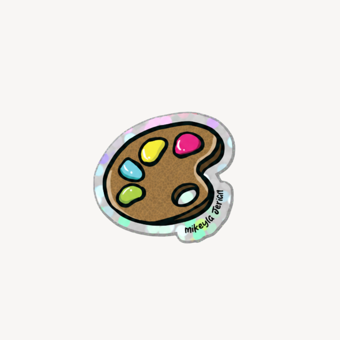 Paleta de Colores Mini Glitter Sticker
