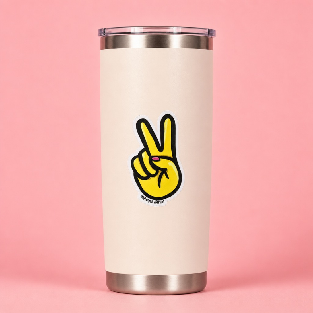 Paz y Amor Sticker
