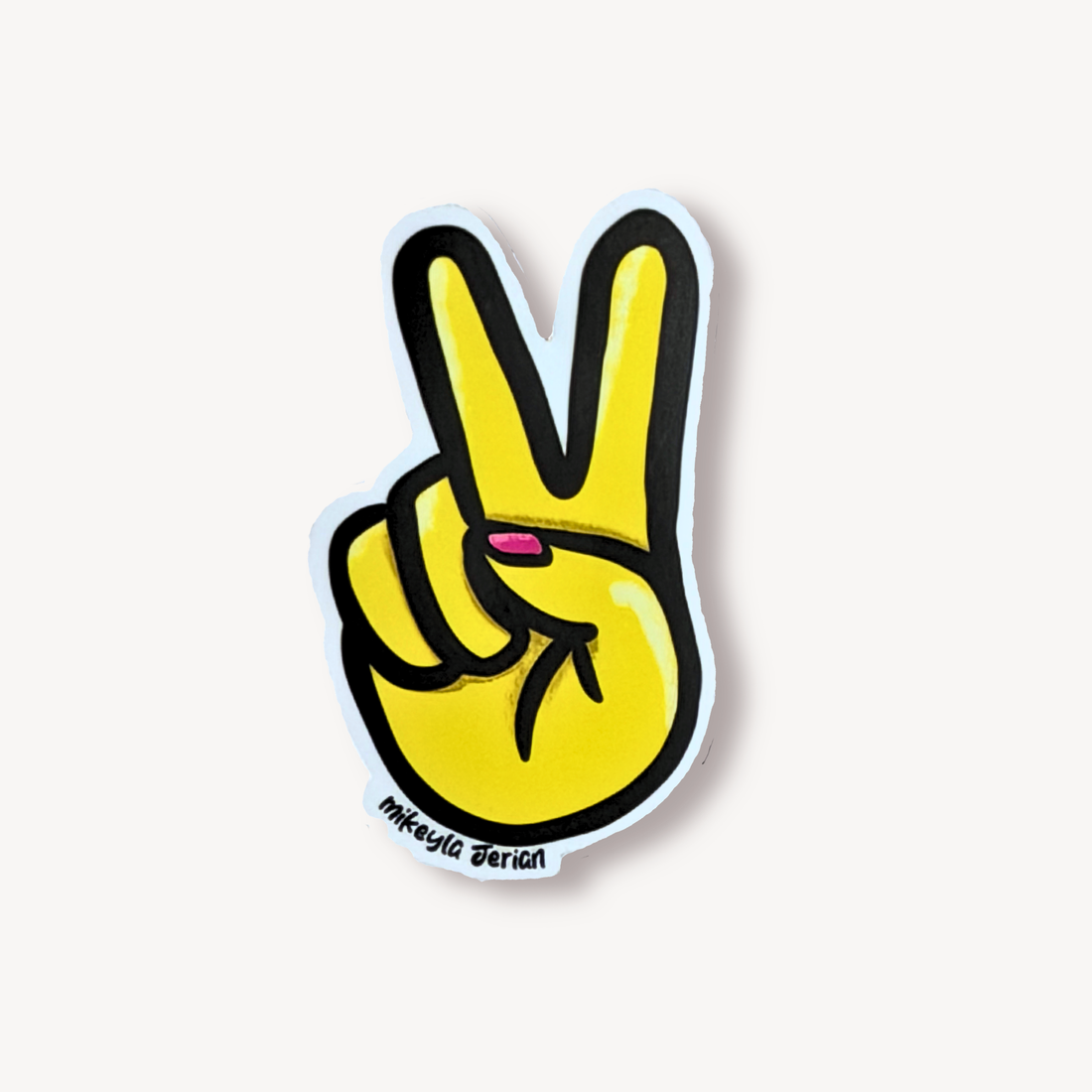 Paz y Amor Sticker