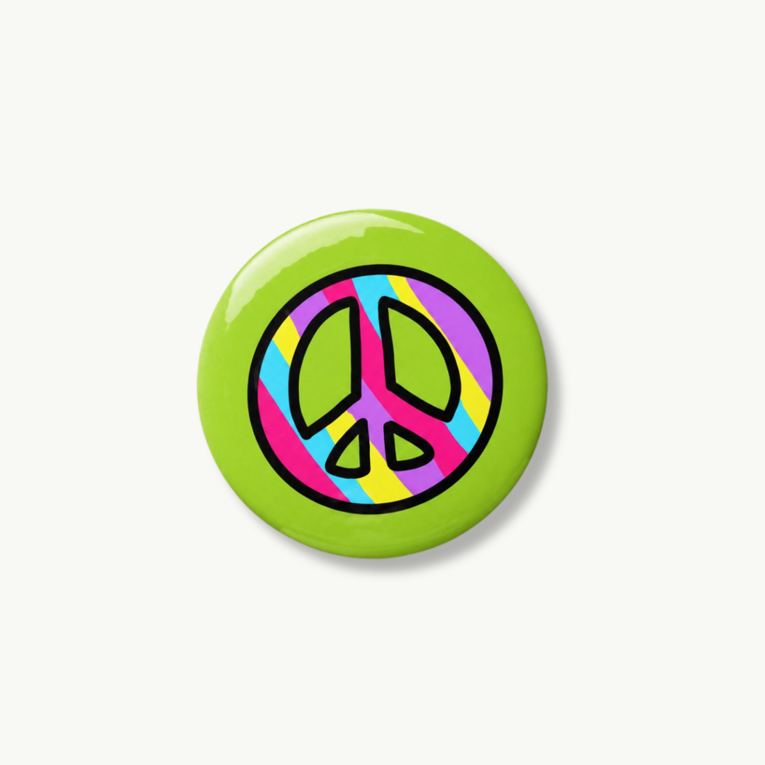 Peace Pin Button