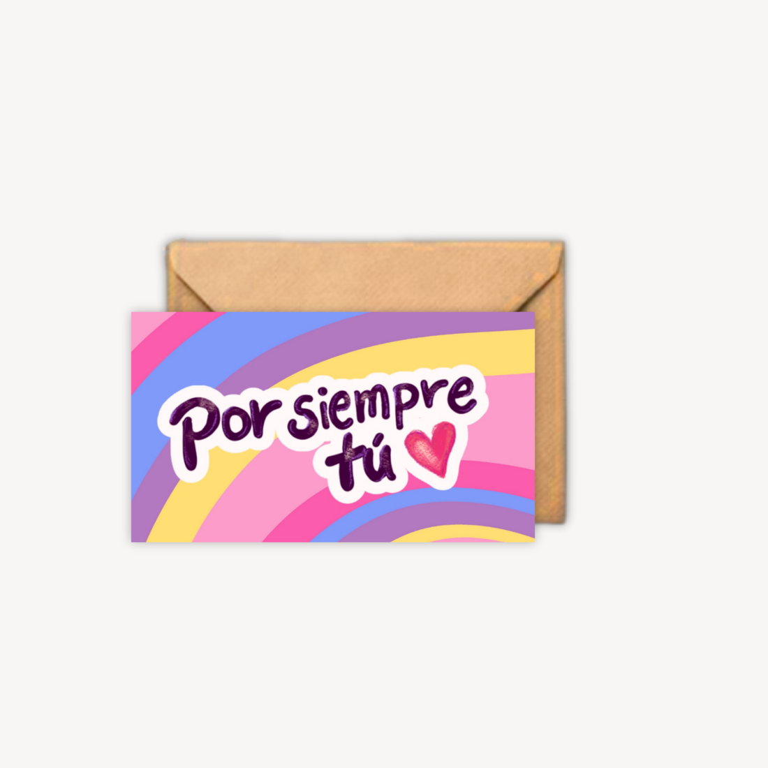 Por Siempre Tú Mini Postcard