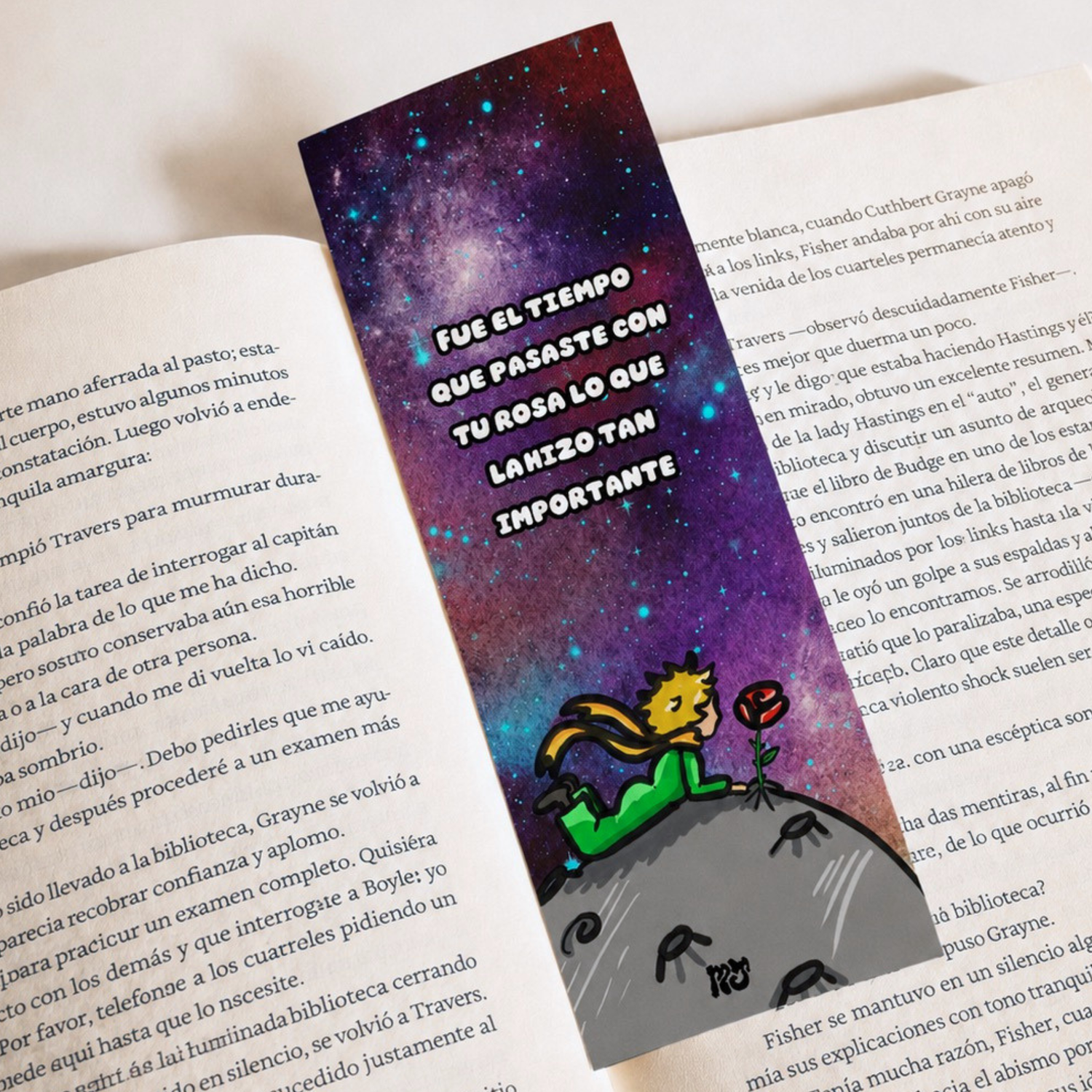 Principito y la Rosa Bookmark