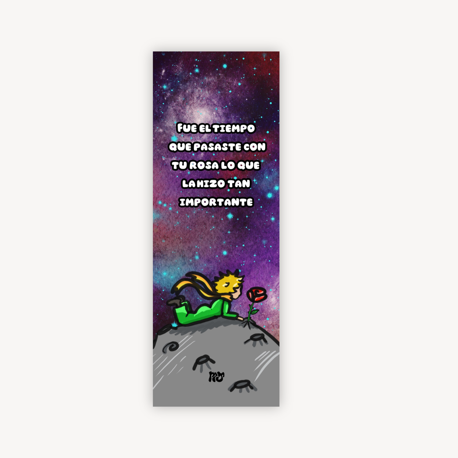 Principito y la Rosa Bookmark