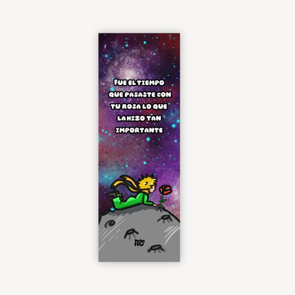 Principito y la Rosa Bookmark