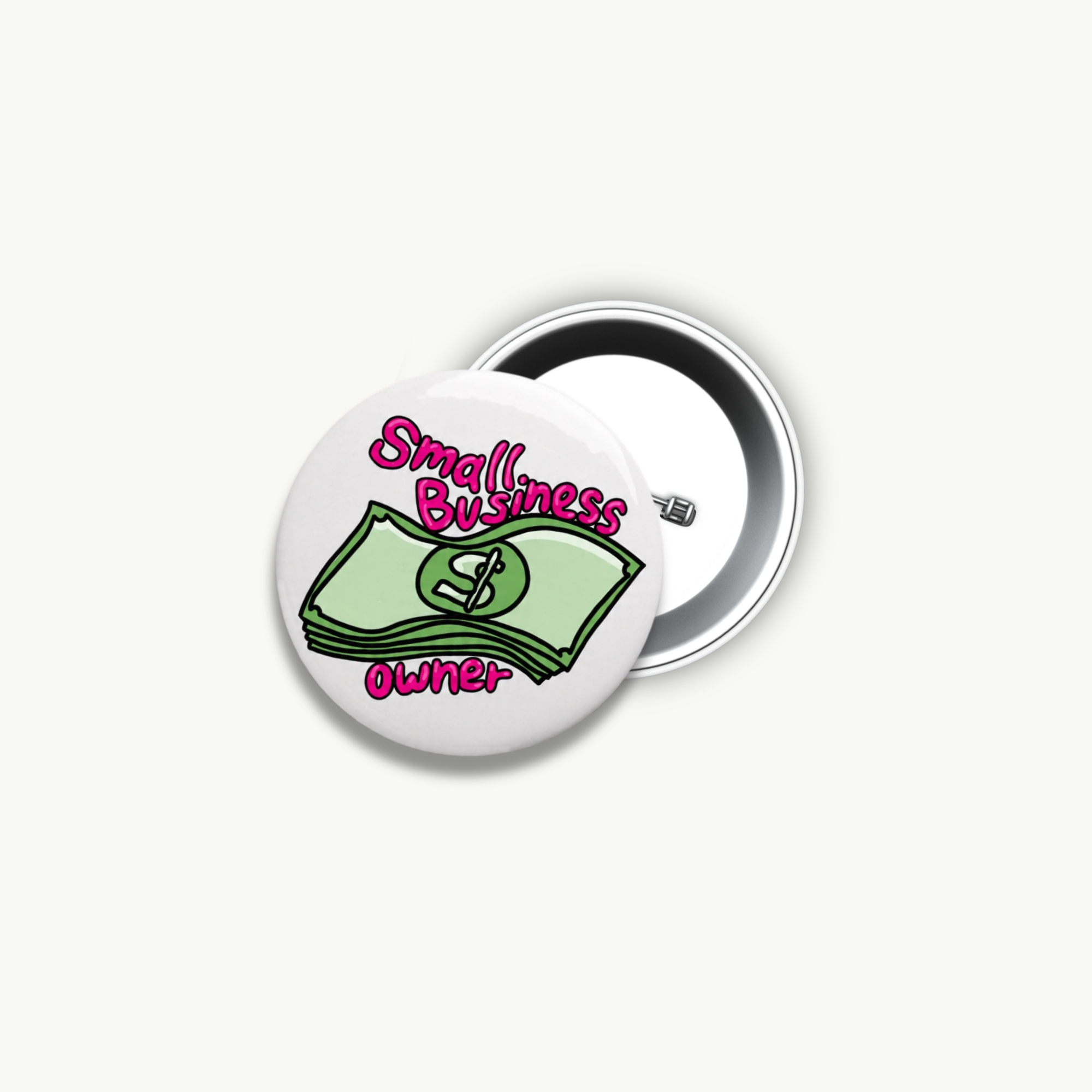 Small Business Owner Pin Button
