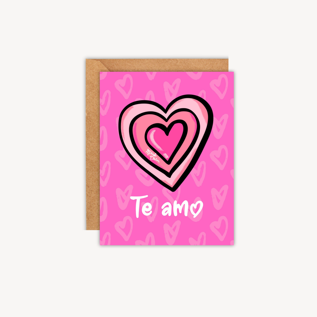 Te Amo Corazón Greeting Card