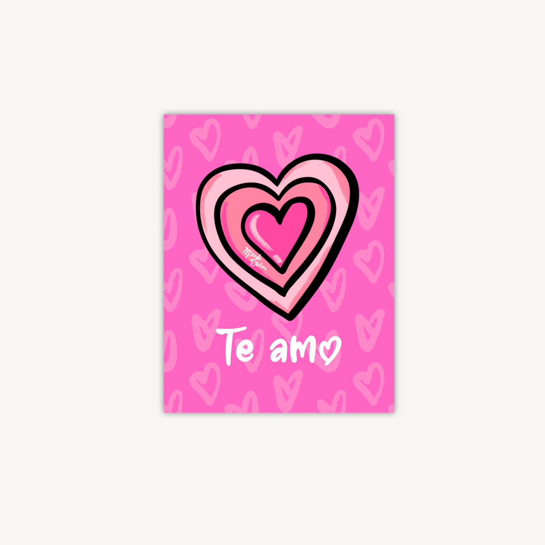 Te Amo Corazón Greeting Card