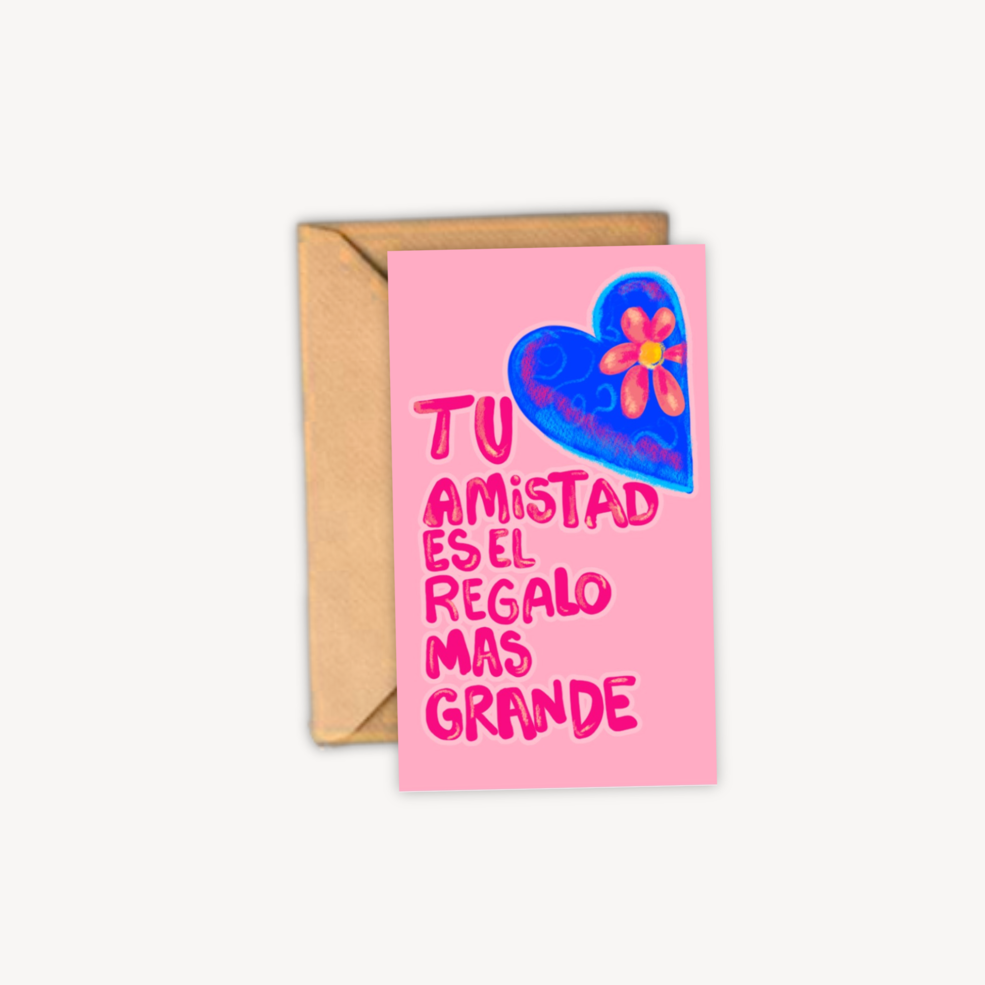 Tu Amistad Es el Regalo Mini Postcard