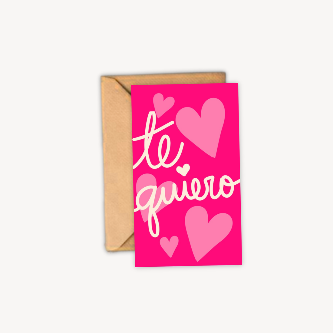 Te Quiero Mini Postcard
